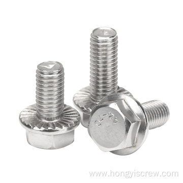 Serrated Flange Head Bolt Standard For Machine